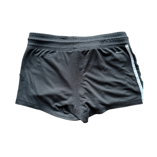 VINTAGE ADIDAS BLACK MINI SHORTS