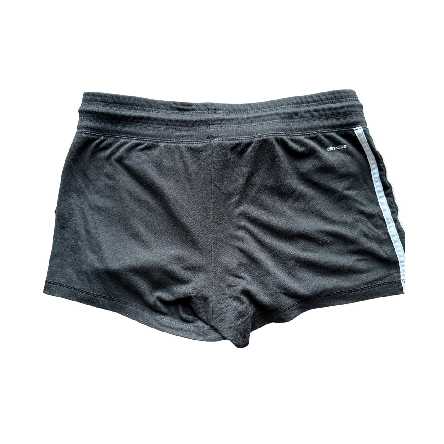 VINTAGE ADIDAS BLACK MINI SHORTS