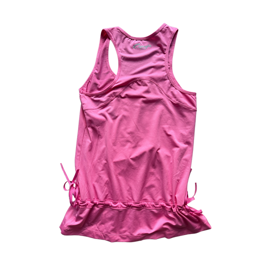 VINTAGE CAPAZIO LIGHTWEIGHT TANK TOP WITH TIE DETAILING