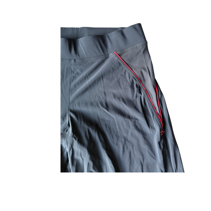 VINTAGE CASALL YOGA PANTS WITH TRANSPARENT SIDE DETAILING