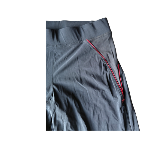 VINTAGE CASALL YOGA PANTS WITH TRANSPARENT SIDE DETAILING