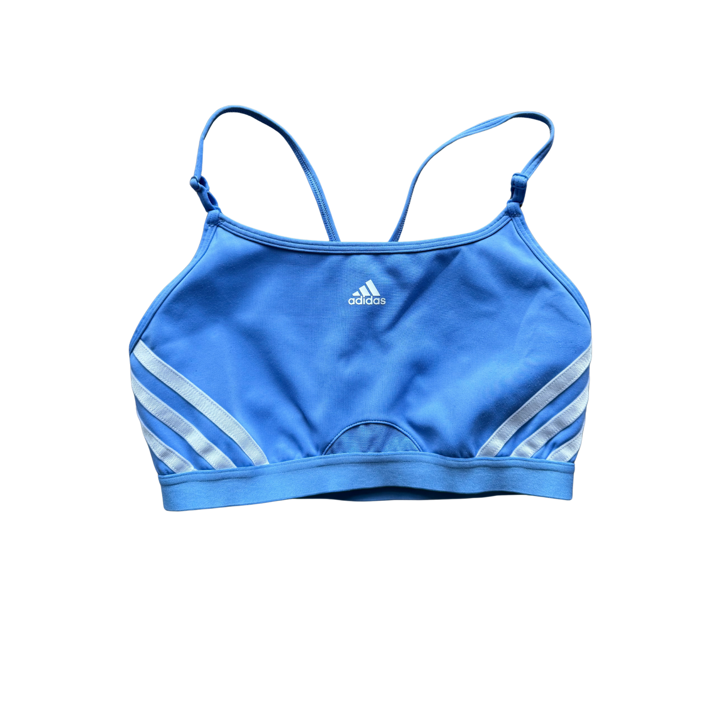 VINTAGE ADIDAS CLOUD BLUE SPORTS BRA