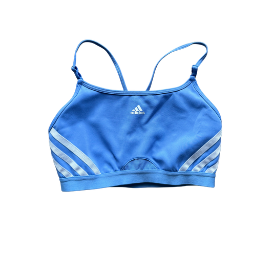 VINTAGE ADIDAS CLOUD BLUE SPORTS BRA