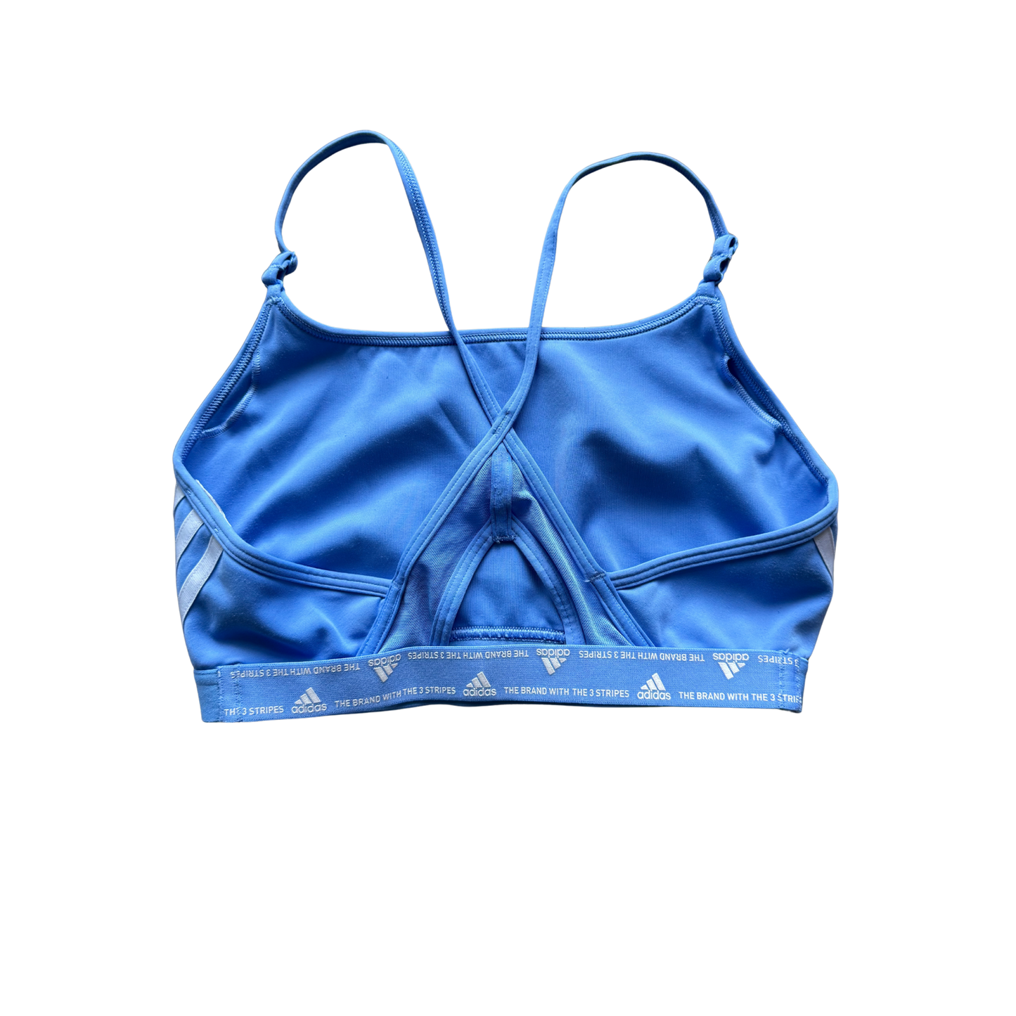 VINTAGE ADIDAS CLOUD BLUE SPORTS BRA