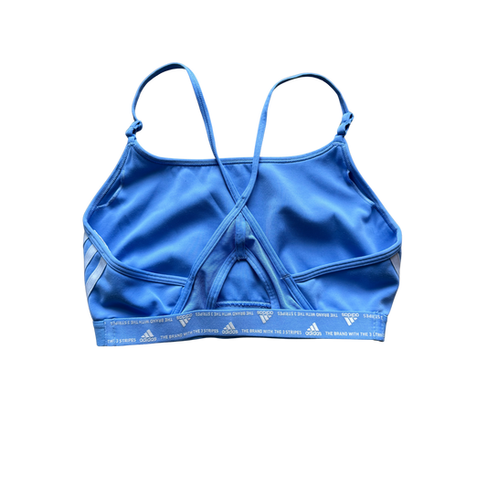 VINTAGE ADIDAS CLOUD BLUE SPORTS BRA