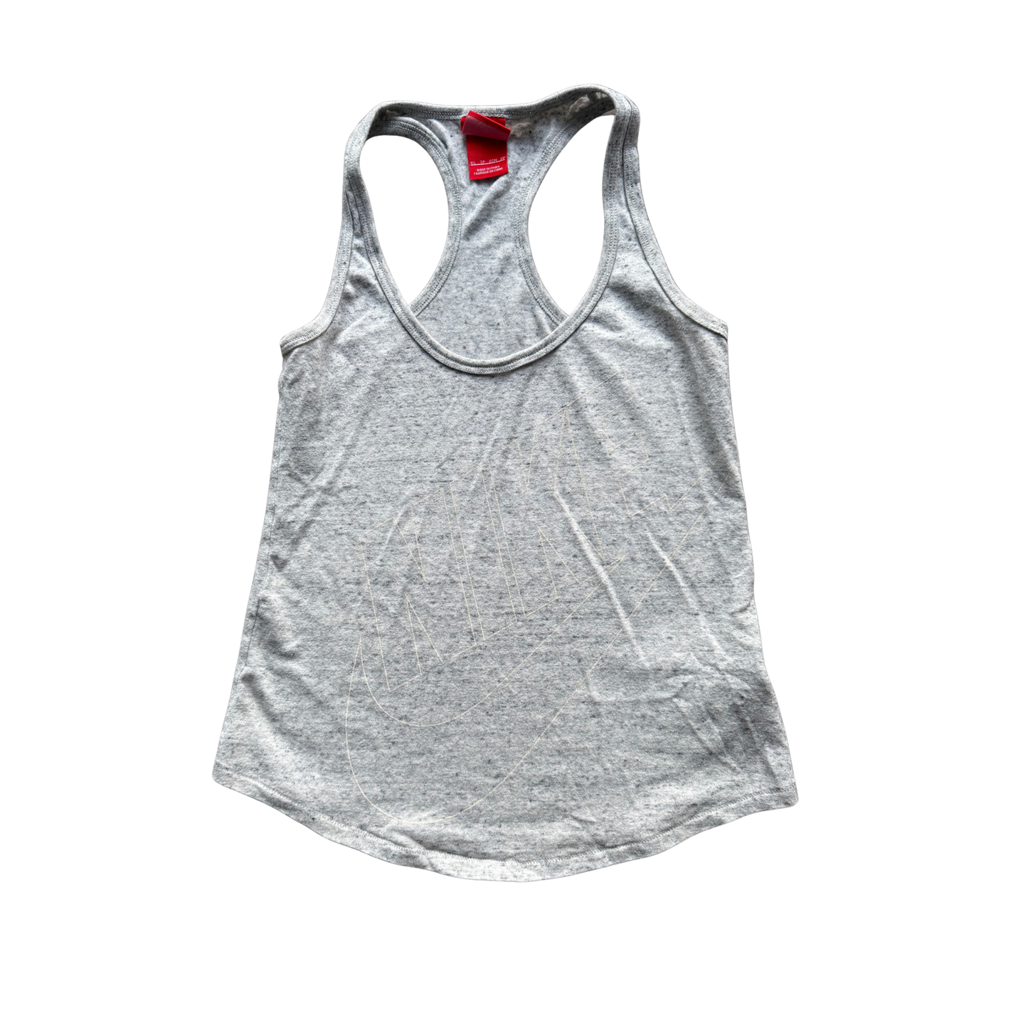 VINTAGE NIKE RACERBACK TANK TOP WITH FADED LOGO