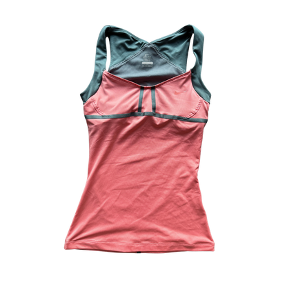 VINTAGE NIKE PEACH & GREY TANK TOP