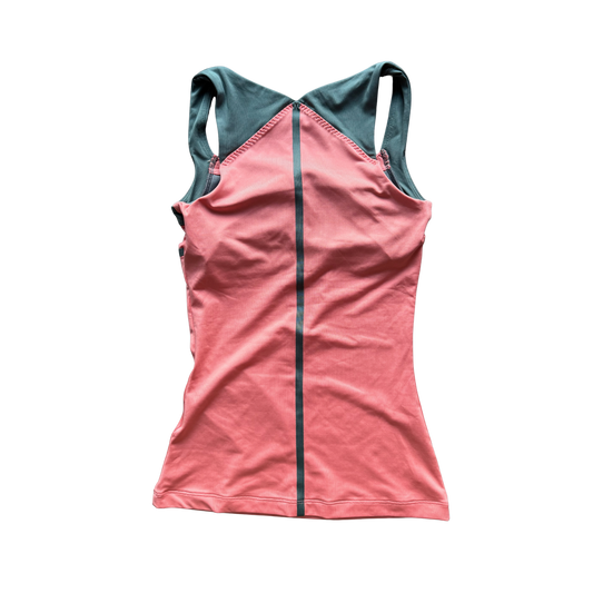 VINTAGE NIKE PEACH & GREY TANK TOP