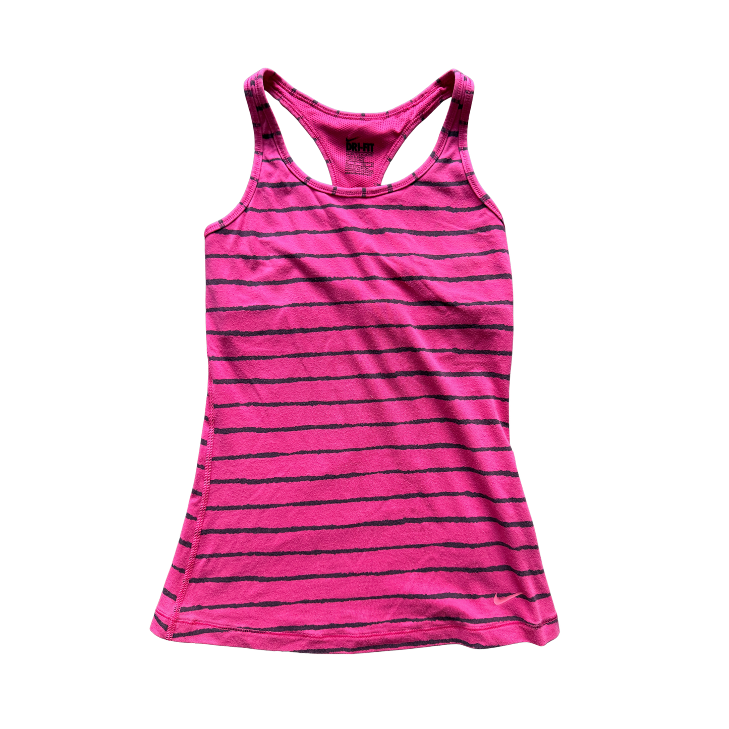 VINTAGE NIKE STRIPED PINK TANK TOP