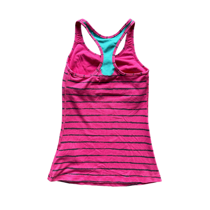 VINTAGE NIKE STRIPED PINK TANK TOP