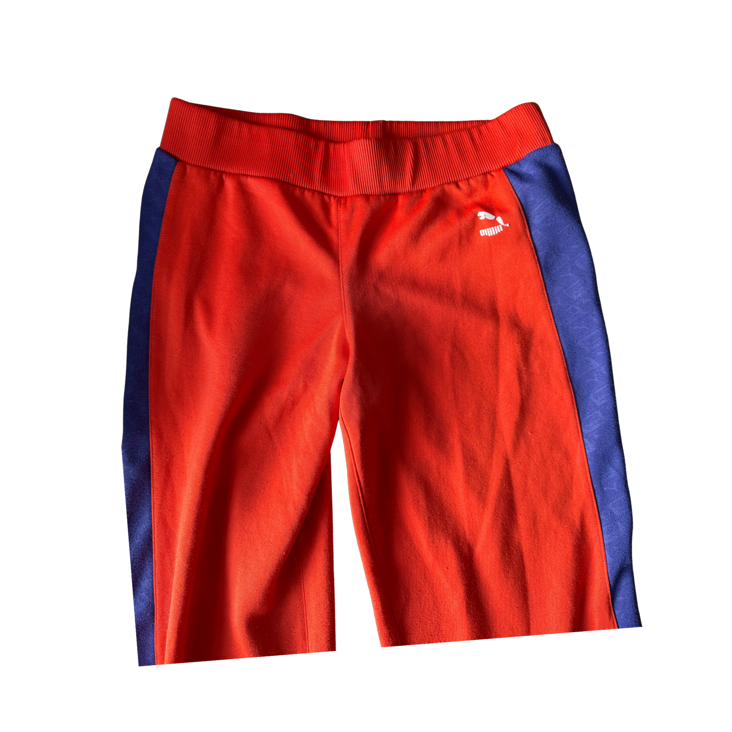 VINTAGE PUMA TWO-TONE LOW-RISE PANTS