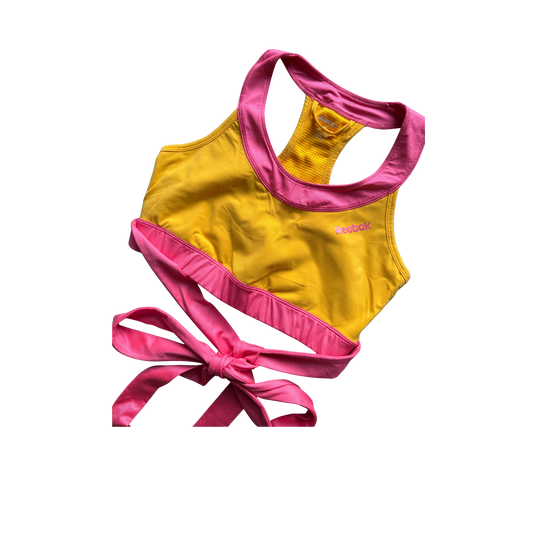 VINTAGE REEBOK TIE-FRONT TOP