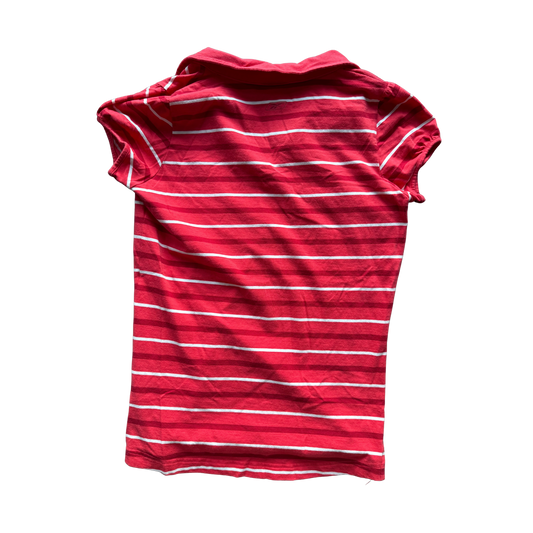 VINTAGE REEBOOK RED STRIPED POLO