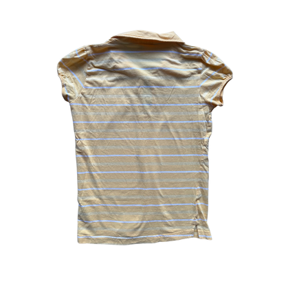 VINTAGE REEBOOK YELLOW STRIPED POLO