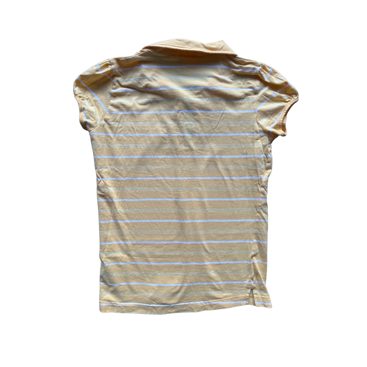 VINTAGE REEBOOK YELLOW STRIPED POLO