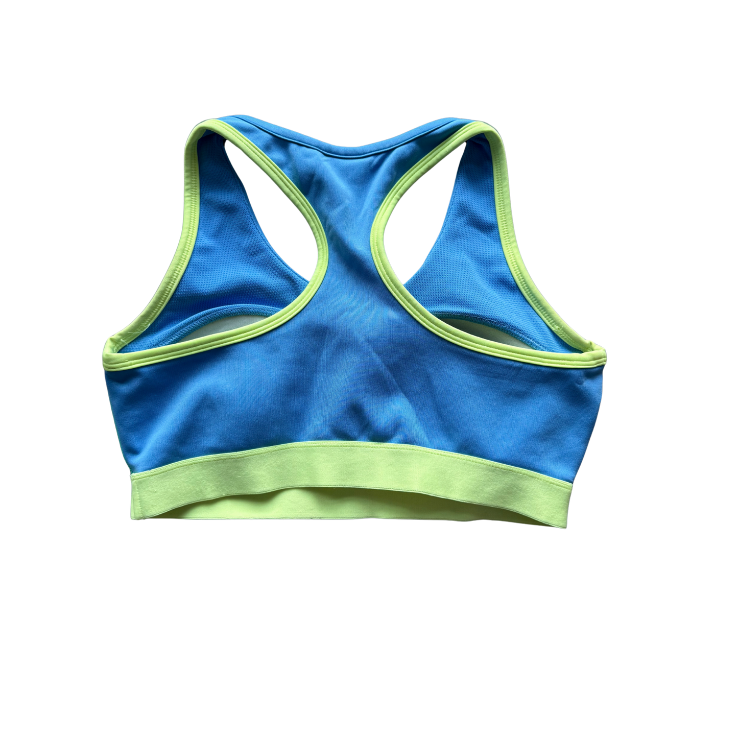 VINTAGE ADIDAS STELLASPORT BLUE/GREEN SPORTS BRA