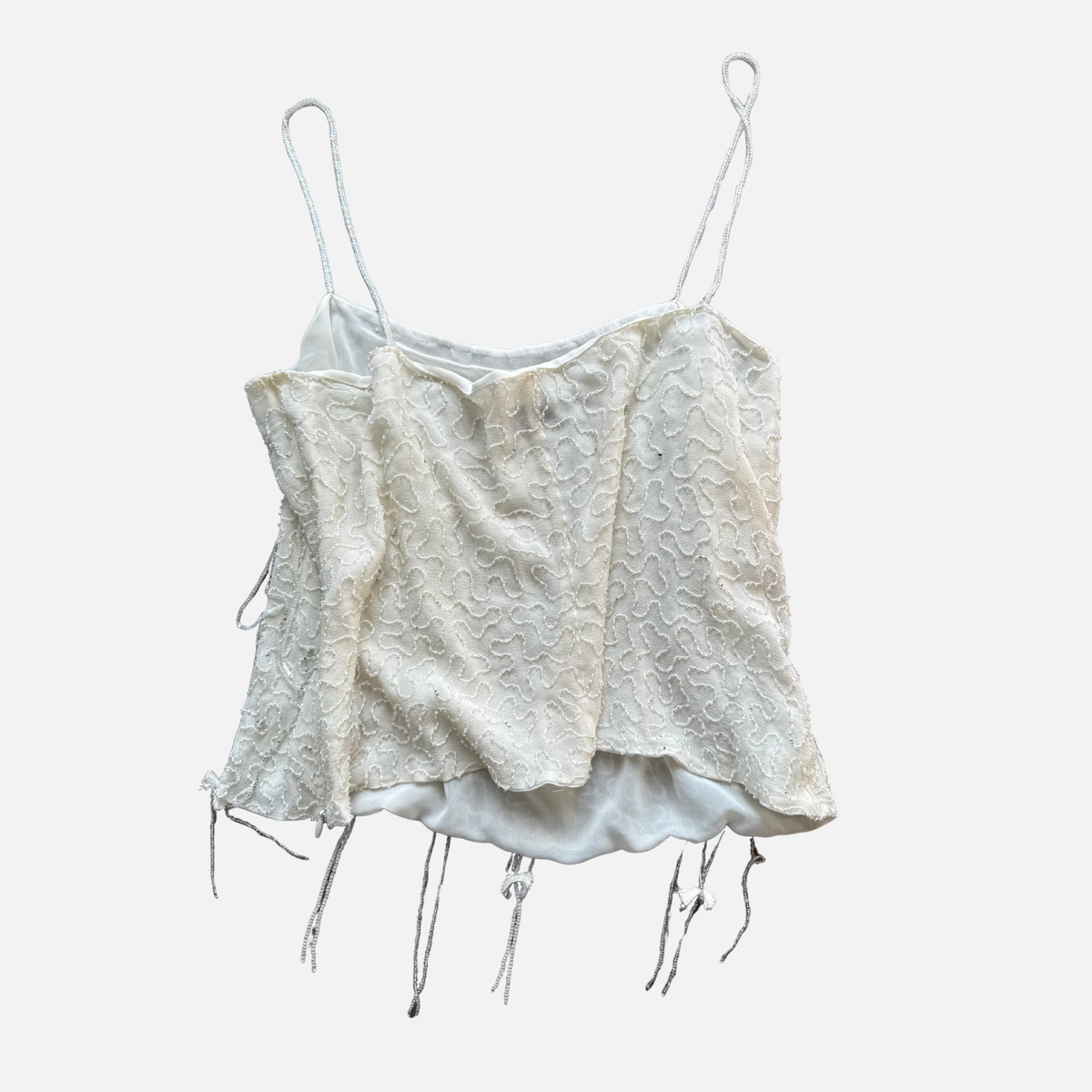 Emporio Armani Beaded Silk Cami