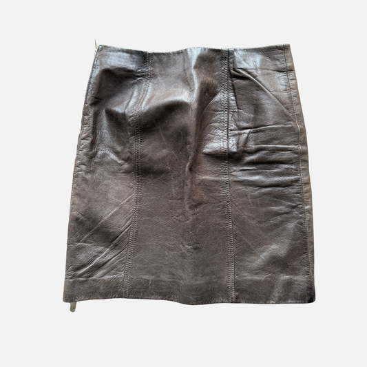 Emporio Armani 2003 Leather Pencil Skirt