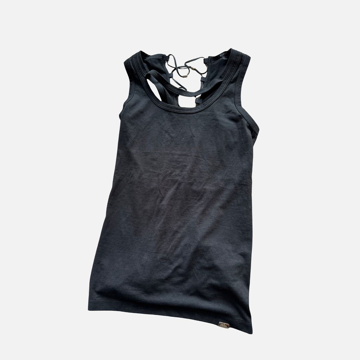 Gucci Black Tie-Back Tank 2009